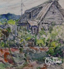 Акварель"Дачка"